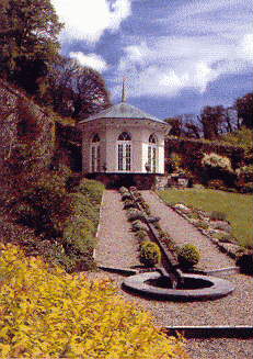 The Gazebo in the walled garden at Colby Lodge