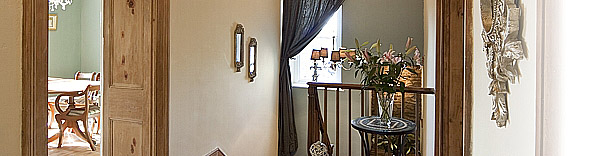 The interior of Mosaic at The Old Rectory, Llanddowror